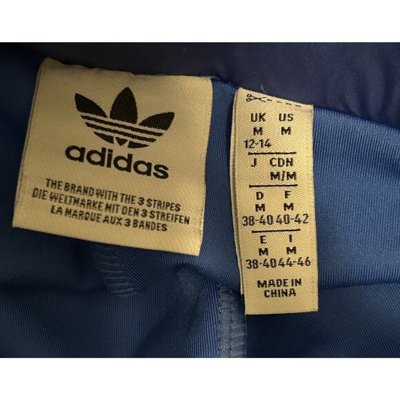 Adidas Originals Women's Wide Leg Semi-Sheer Ombre Palazzo Track Pants - Size M - Picture 4 of 6